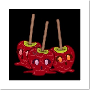 Desserts - ghost caramel apples Posters and Art